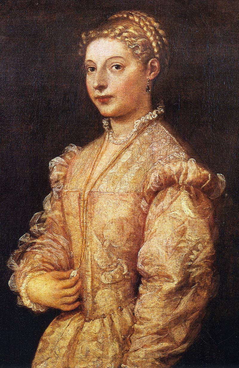 Titziano Vecellio (Titian) Portrait of a Girl (Lavinia)