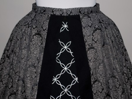 Black and Grey Elizabethan Renaissance Gown