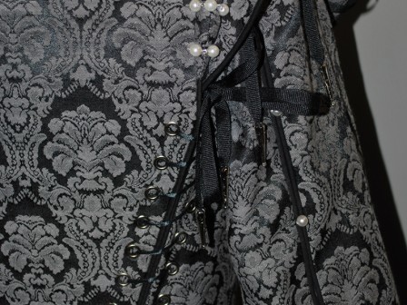 Black and Grey Elizabethan Renaissance Gown
